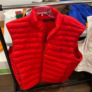 Men’s Red XXL puffer vest. Worn once.